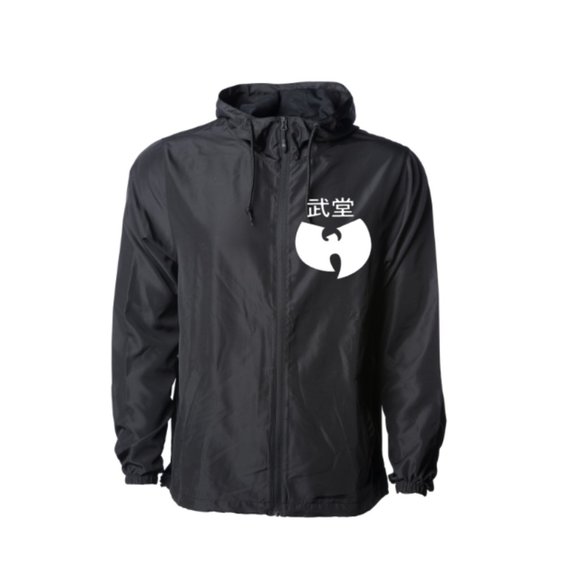 Wu Tang Clan (Asian Art / Script) Unisex Lightweight Windbreaker Full-Zip Jacket - Picture 5 of 11